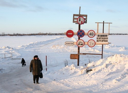 Толщина льда на реках Архангельской области этой зимой превысила норму на 10–25 см