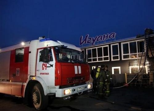 Пожар в ночном клубе «Игуана» в Архангельске начался в помещении сауны