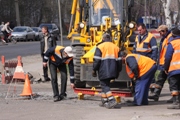 На улицах Архангельска начался дорожный ремонт.