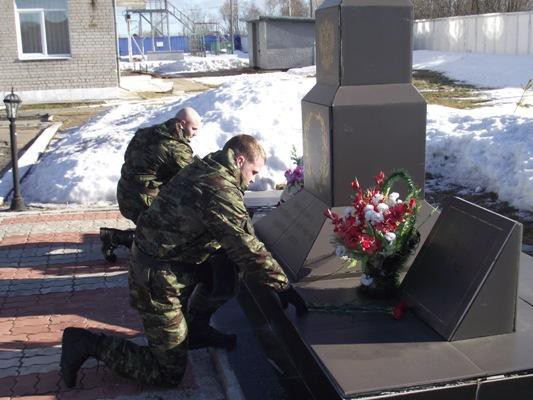 Память о погибших сослуживцах всегда будет жить в сердцах сотрудников УФСИН