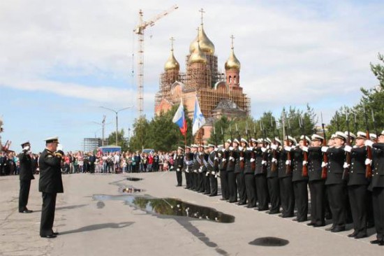 Военно-морской парад в Архангельске