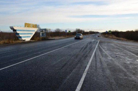 В Архангельске провели ремонт десяти километров дороги, ведущей к аэропорту Талаги