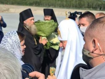 Святейший Патриарх Кирилл прибыл в Соловецкий монастырь
