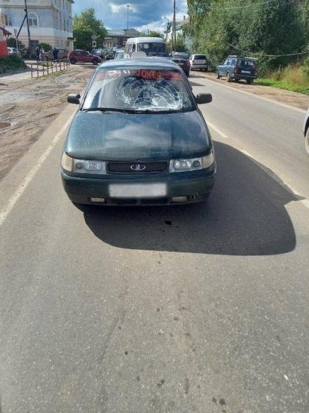 В Котласе водитель ВАЗа сбил пешехода