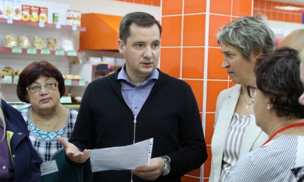 Александр Цыбульский оценил работу потребительского общества в Каргополь