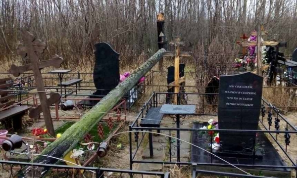 Компания АСЭП восстановит опоры ЛЭН на Маймаксанском кладбище