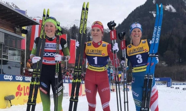 Наталья Непряева выиграла контрольную тренировку российских лыжниц в финском Нуомио