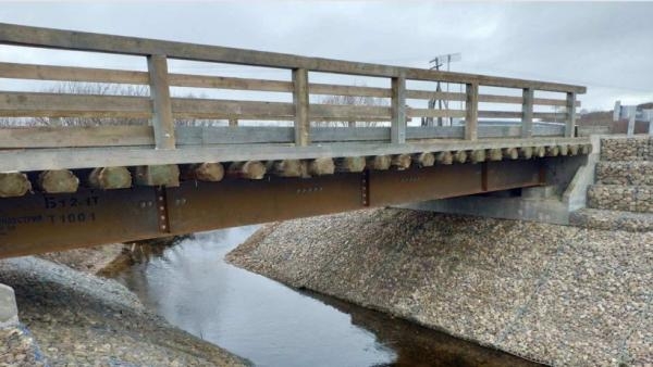 В Архангельской области построили мост по новой для России технологии