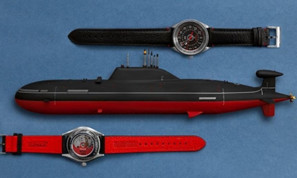 Из металла построенной на «Севмаше» атомной подводной лодки изготовили лимитированные часы
