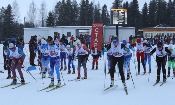175 северян вышли на старт Рождественской лыжной гонки
