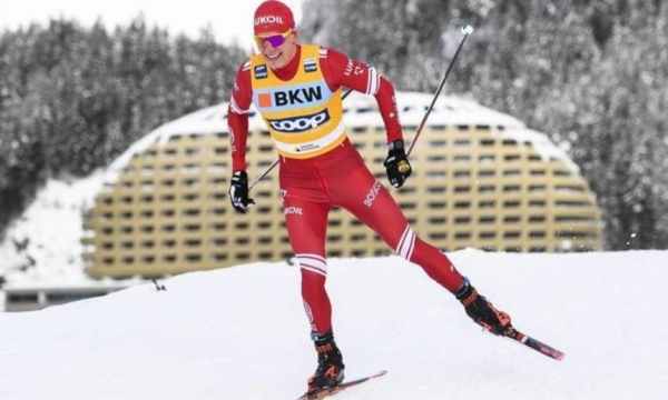 Лыжник Александр Большунов выиграл четвёртый подряд этап многодневки «Тур де Ски»