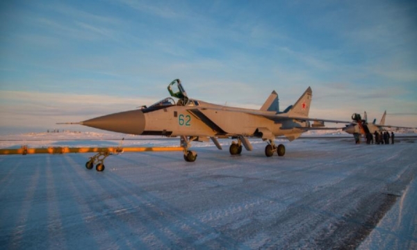 На Новой Земле прошла первая смена лётных экипажей перехватчиков МиГ-31БМ на опытно-боевом дежурстве
