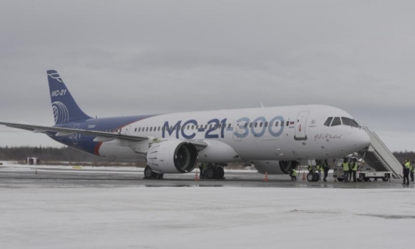 В Архангельск для испытаний прилетел российский пассажирский самолёт нового поколения