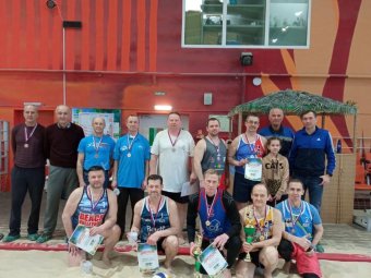 Команда «СоюзАрхСтроя» заняла 2-место в первом межмуниципальном турнире по пляжному волейболу среди ветеранов