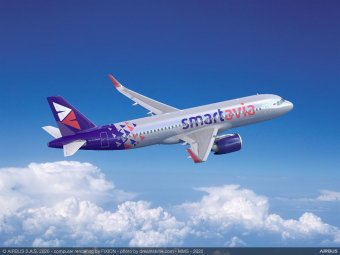 Авиакомпания Smartavia получила первый из трёх самолетов A320neo в этом году