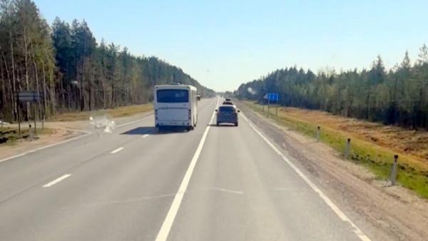 Устроившего гонку на северодвинской трассе водителя пассажирского автобуса ждет суд