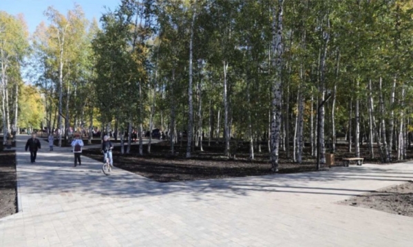 В Архангельске открыли общественные территории, обновлённые в 2021 году