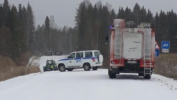 В аварии с грузовым автомобилем в Холмогорском районе погибли двое мужчин