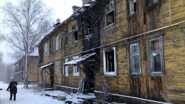 Причиной пожара в Архангельске с гибелью семьи из трех человек оказался поджог