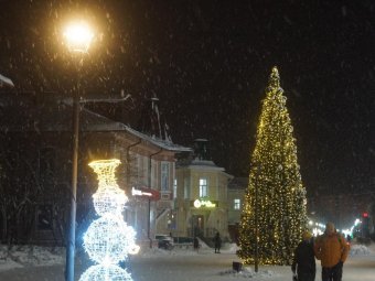 В новогоднюю ночь в Архангельске ожидается приятная погода: прогноз