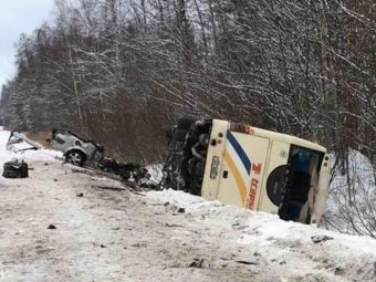 В аварии с участием туристического автобуса в Беларуси пострадали жители Архангельска