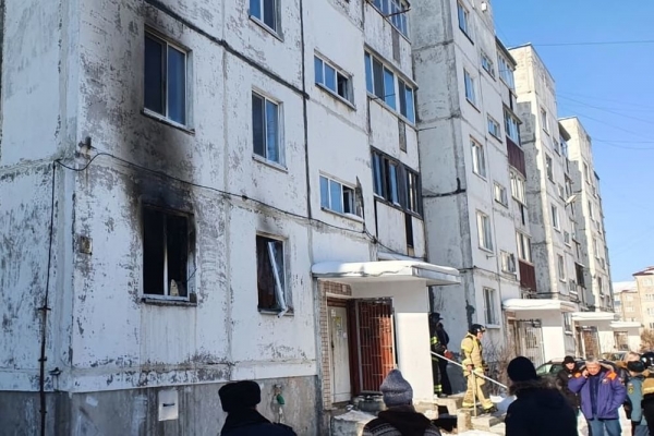   Житель Южно-Сахалинска погиб при взрыве газа в жилом доме 